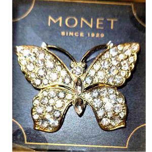 Monet Butterfly Brooch